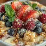 healthy protein smoothie bowl - featured image