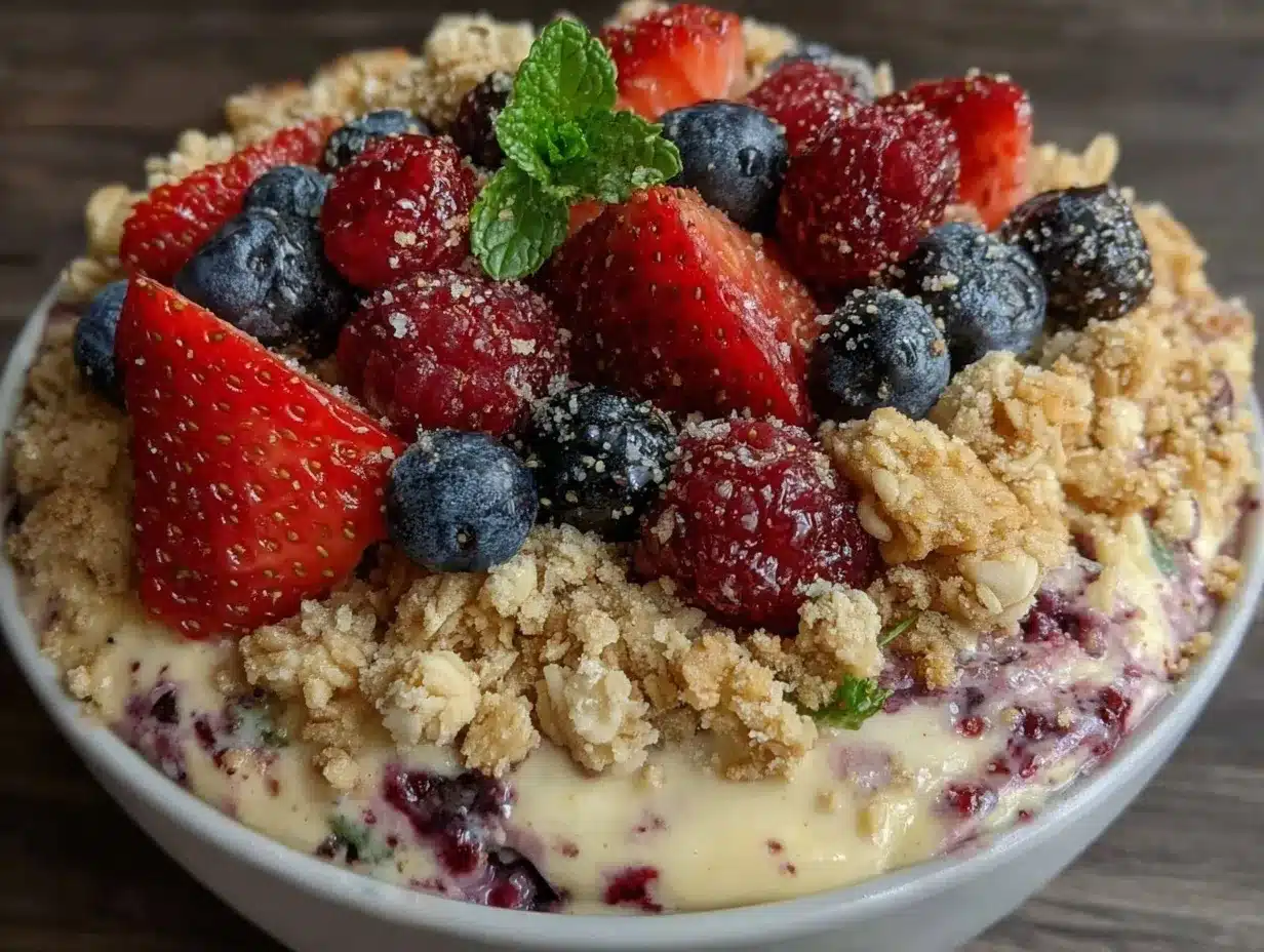 healthy protein smoothie bowl preparation steps