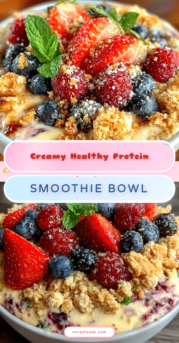 healthy protein smoothie bowl recipe