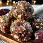 healthy trail mix energy bites - featured image