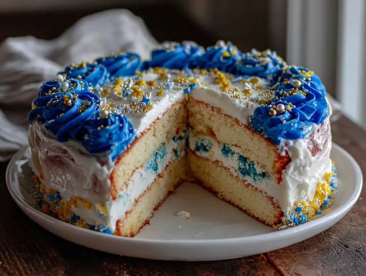 high school graduation cake preparation steps
