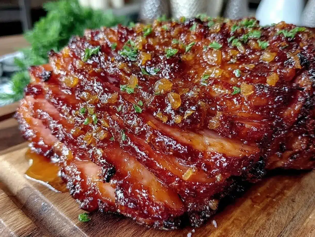 honey glazed ham preparation steps