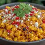 honey sriracha grilled corn salad - featured image