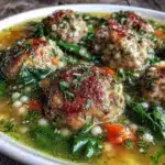 Italian Wedding Soup with Turkey Meatballs - featured image