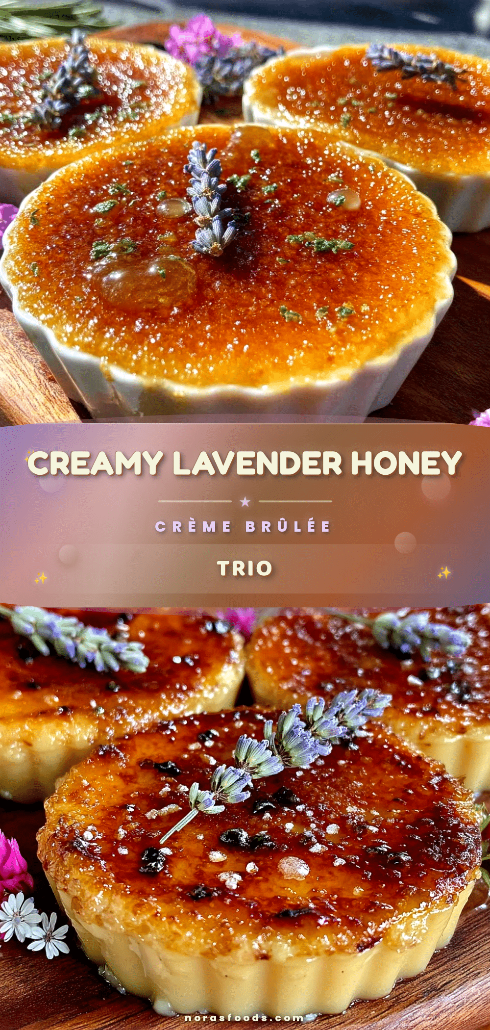 lavender honey crème brûlée recipe
