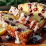 lemon blueberry pound cake - featured image