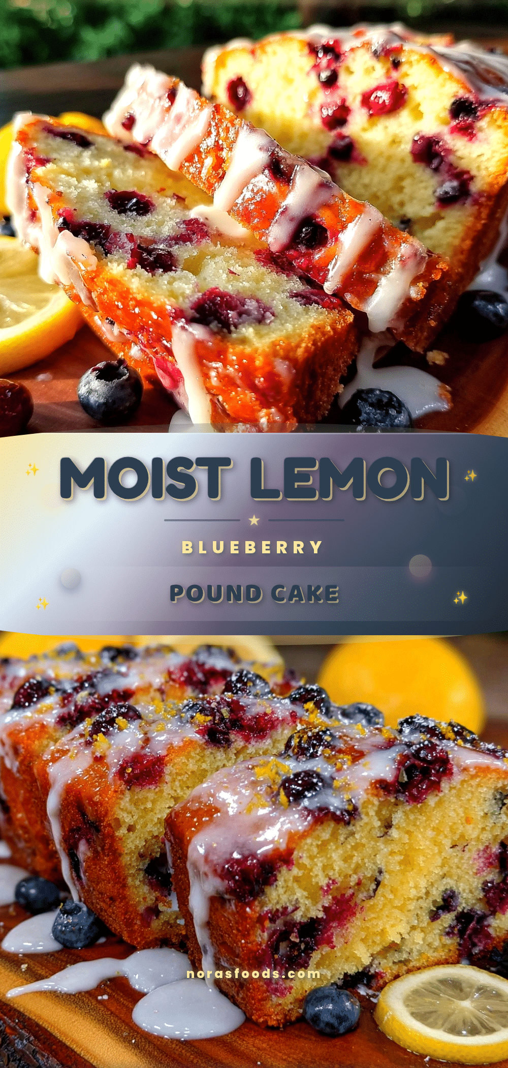 lemon blueberry pound cake recipe