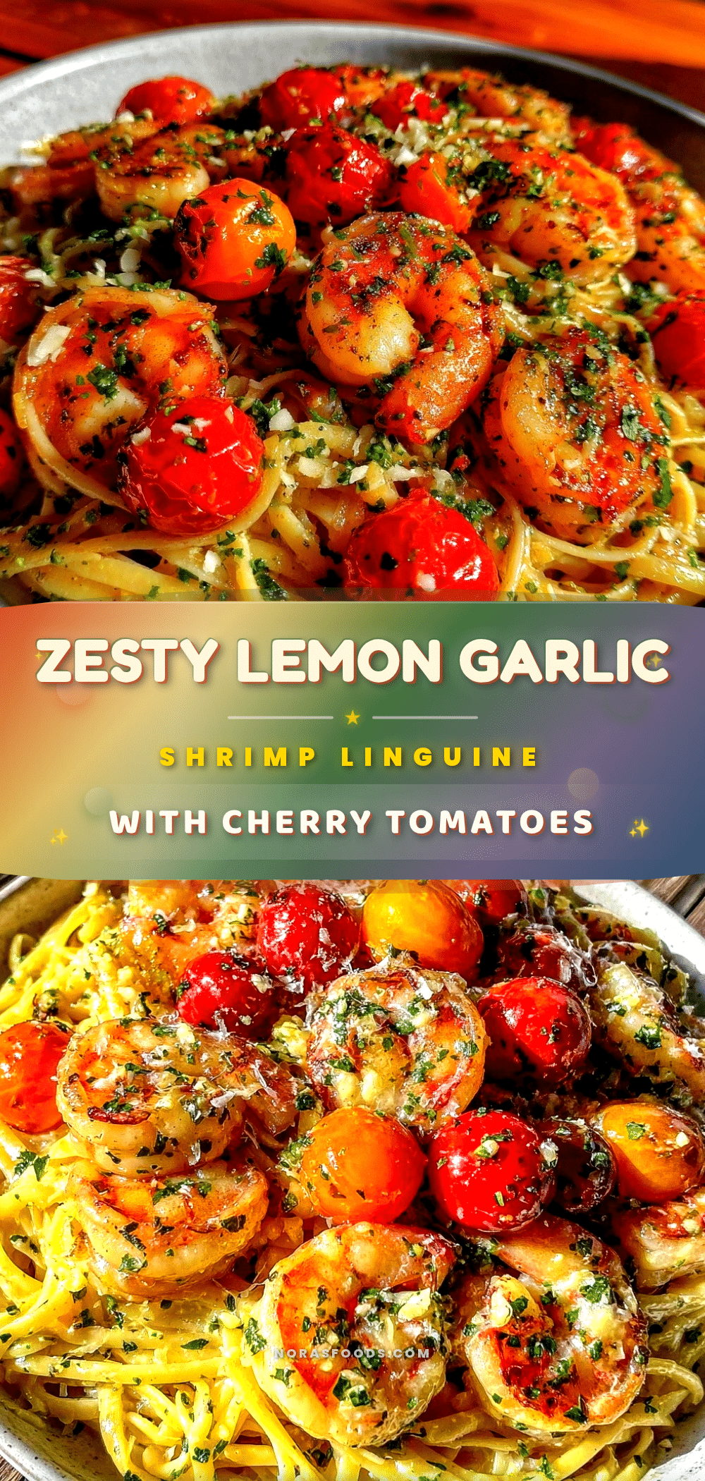 lemon garlic shrimp linguine recipe