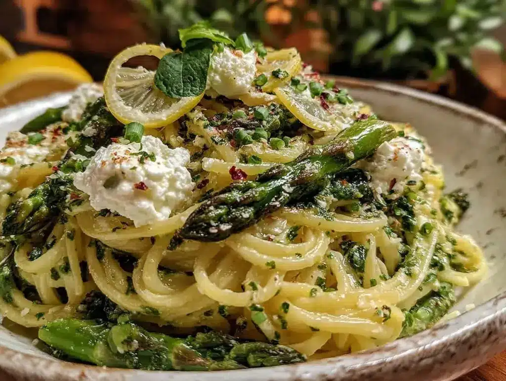 lemon herb pasta - featured image