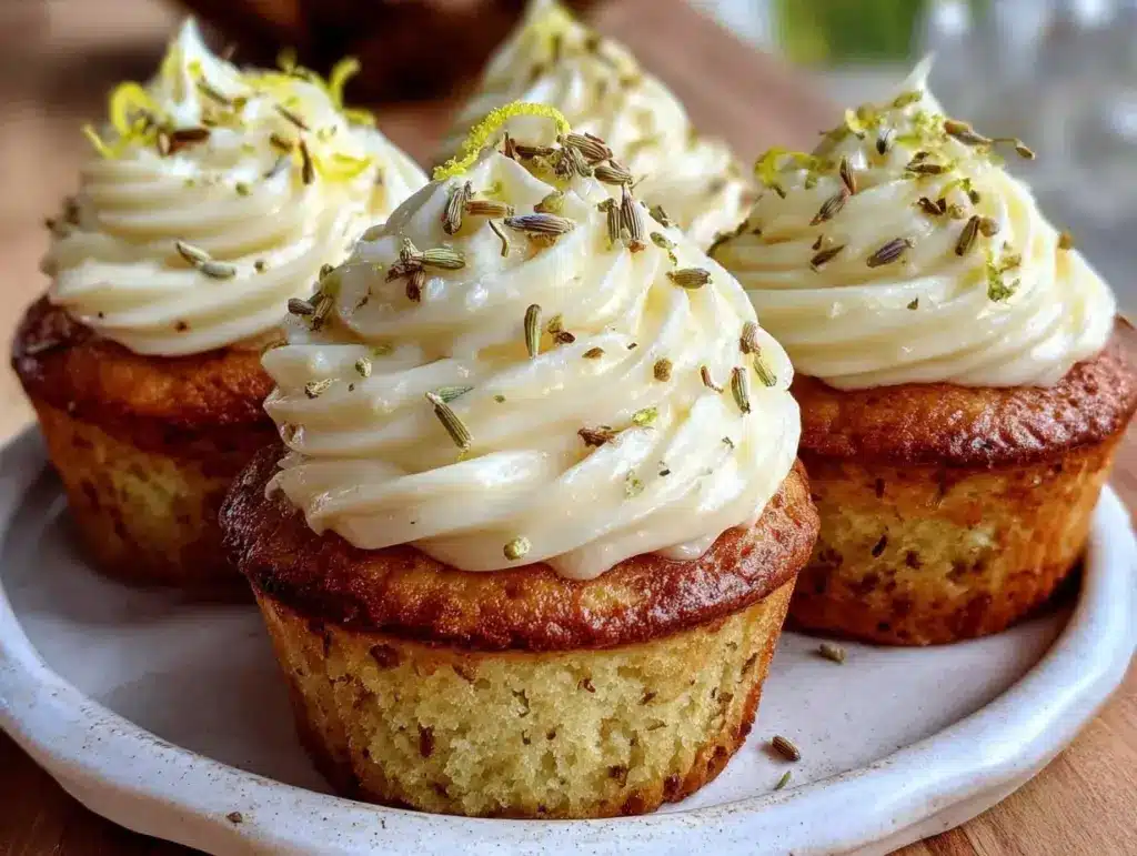 lemon lavender cupcakes - featured image