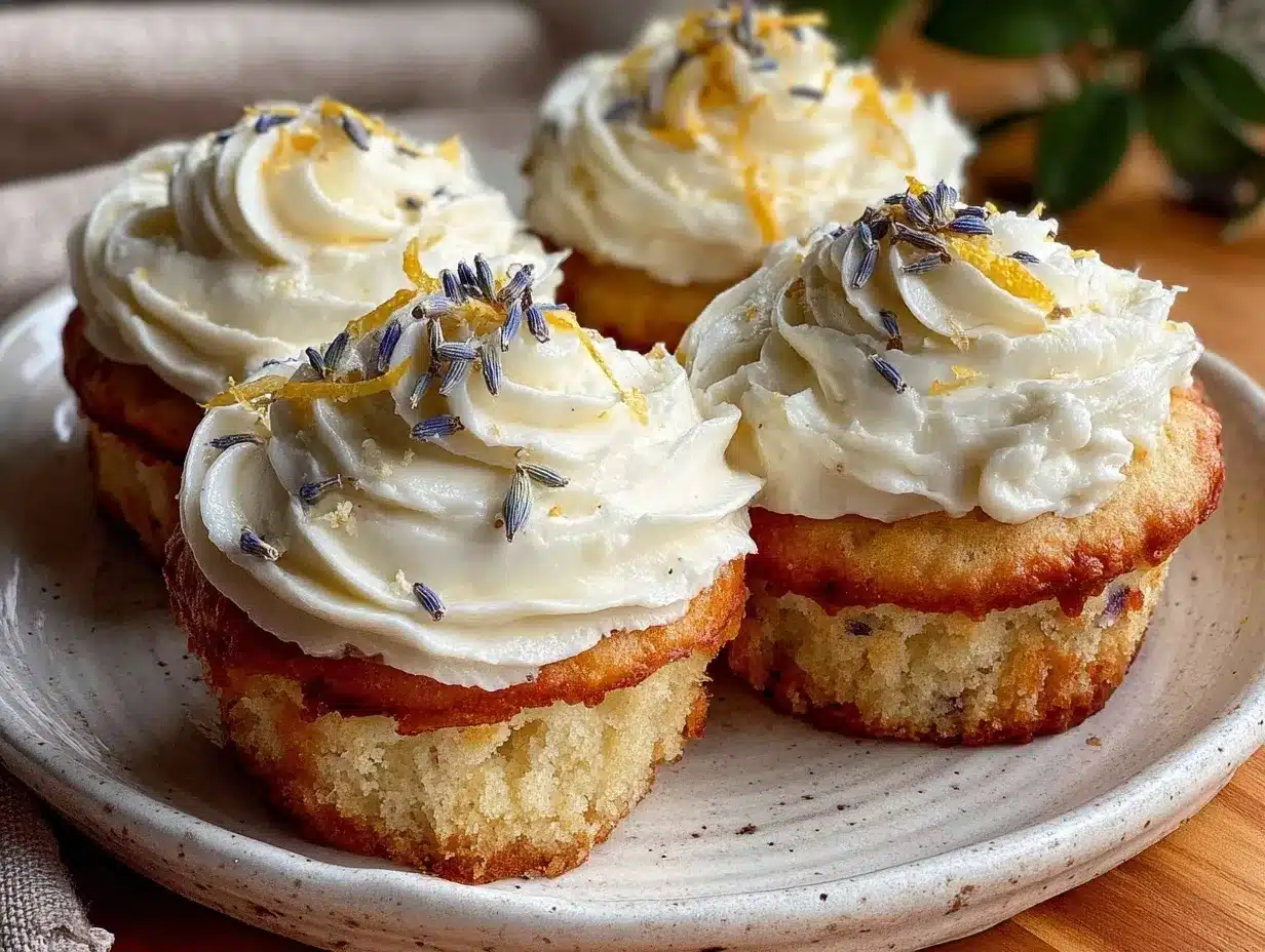 lemon lavender cupcakes preparation steps