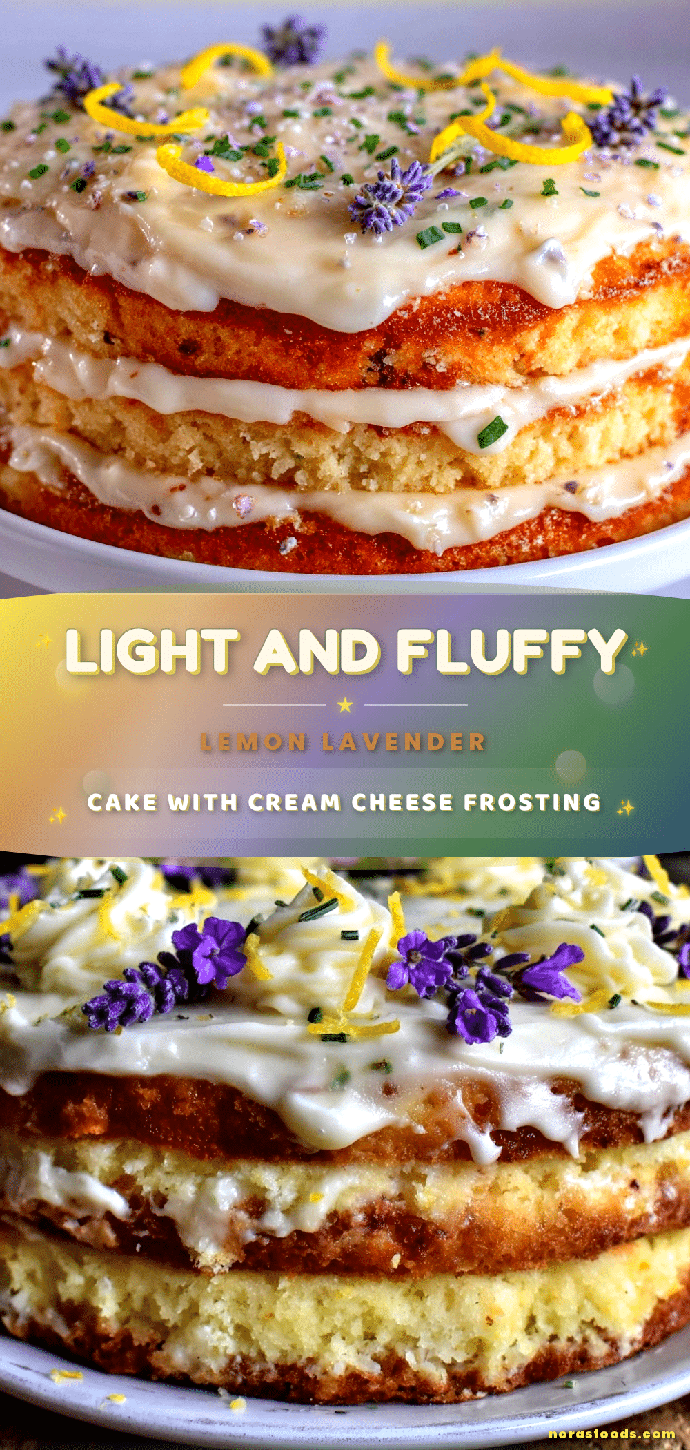 lemon lavender layer cake recipe