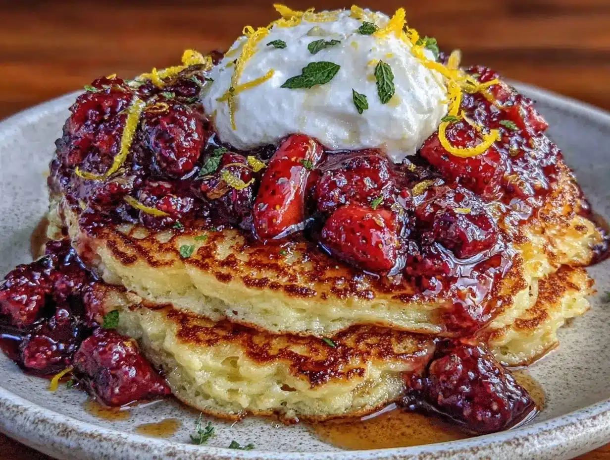 lemon ricotta pancakes preparation steps