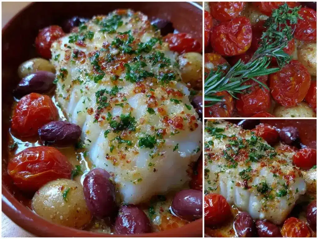 Mediterranean baked cod - featured image