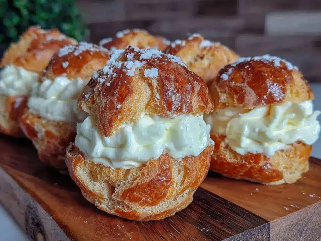 mini diploma cream puffs - featured image