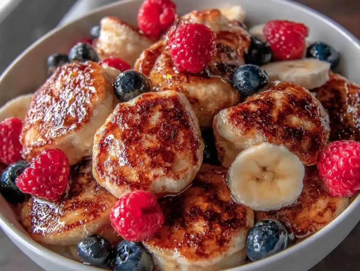 mini pancake cereal preparation steps