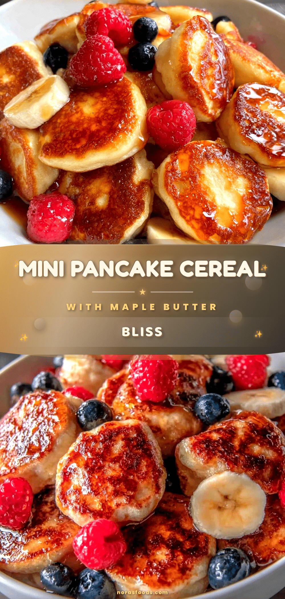 mini pancake cereal recipe