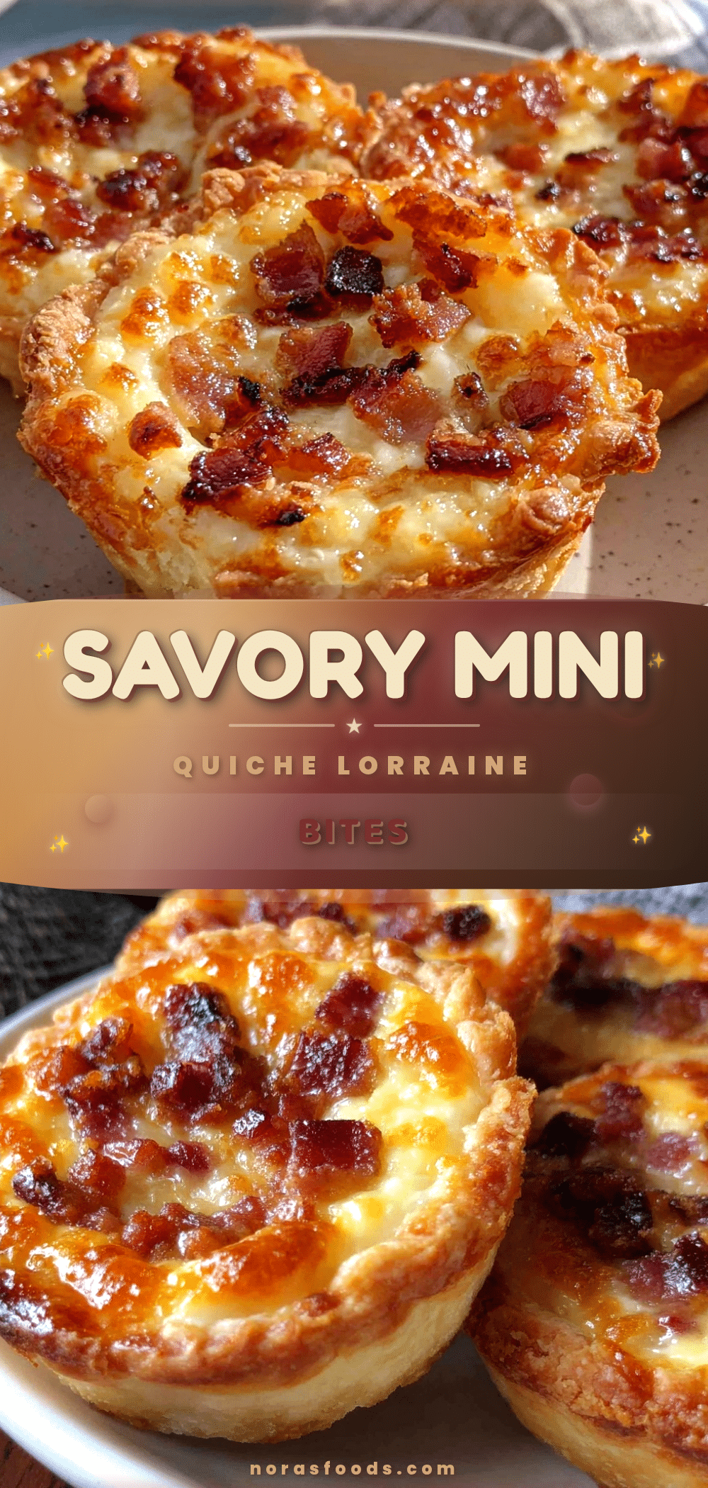mini quiche lorraine bites recipe