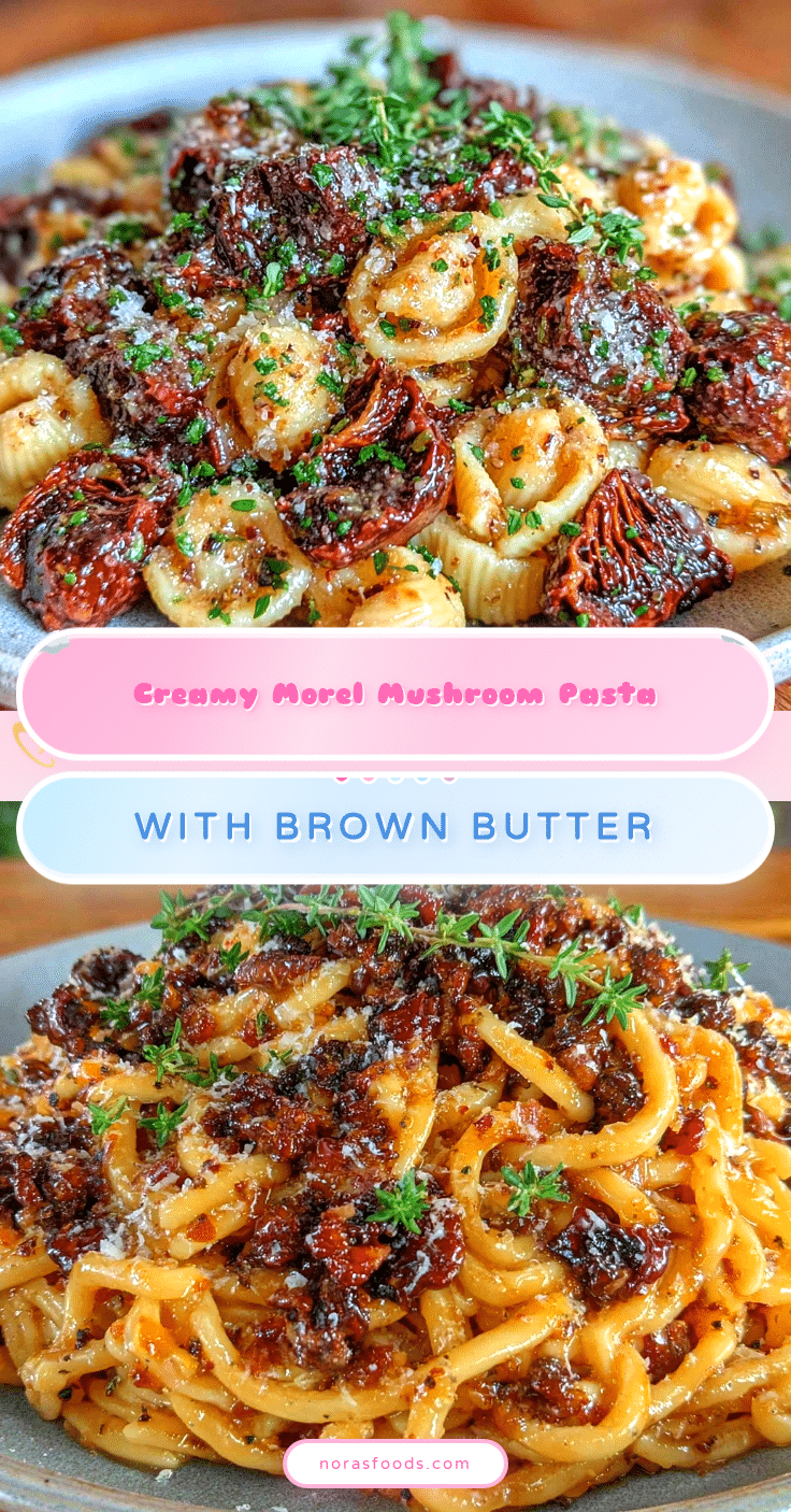 morel mushroom pasta recipe