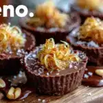 no-bake birds nest chocolate peanut butter cups - featured image