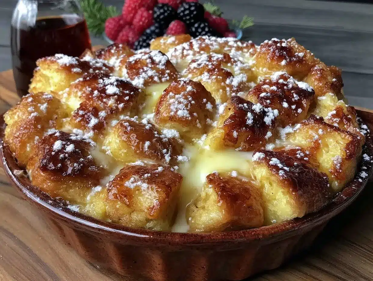 overnight french toast casserole preparation steps