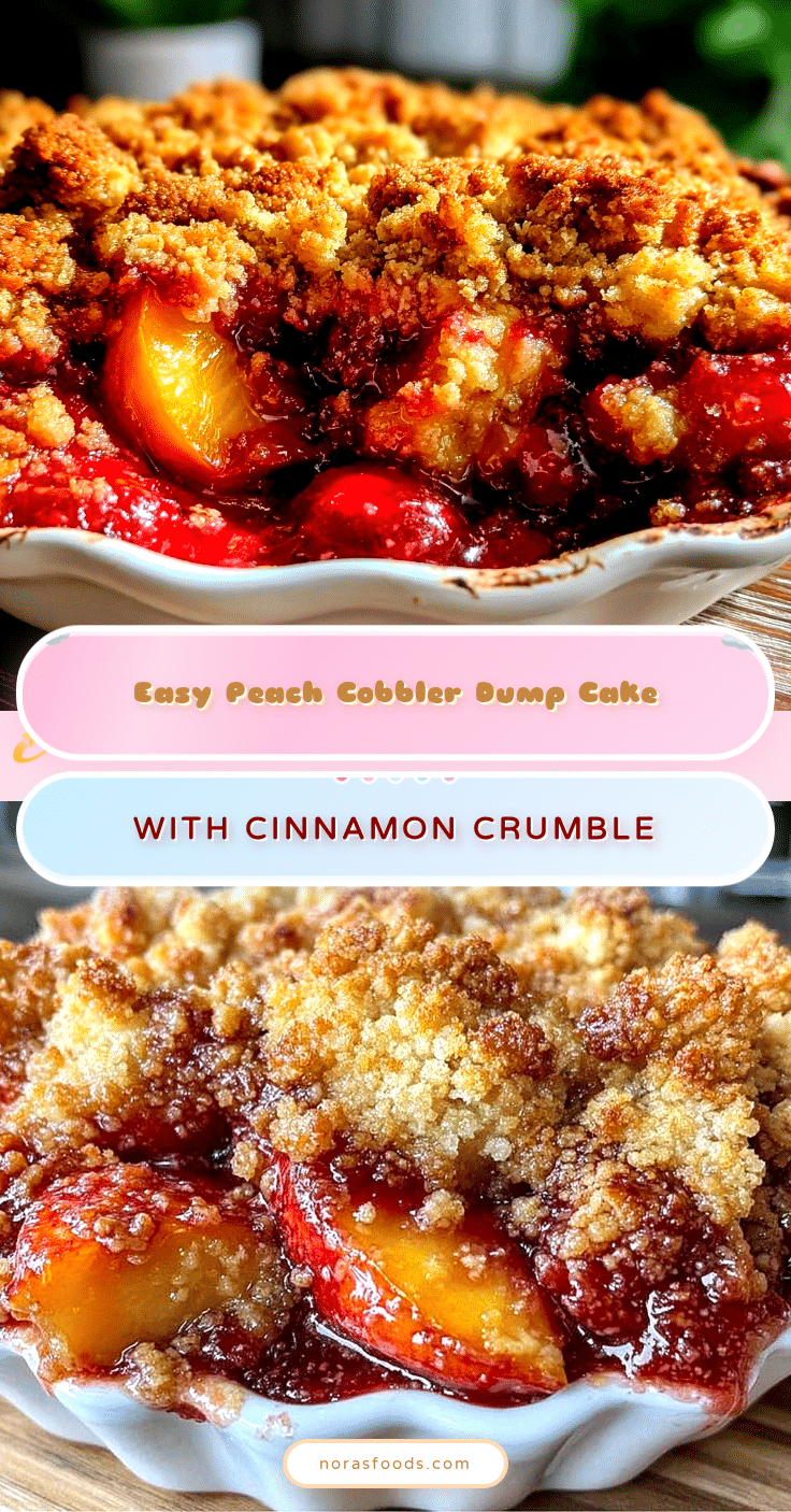 peach cobbler dump cake recipe