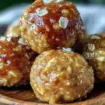 peanut butter protein balls - featured image