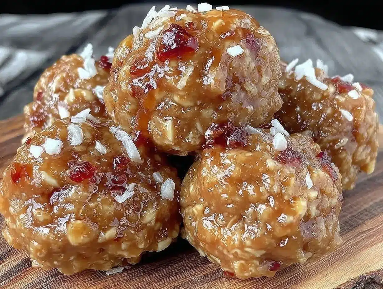 peanut butter protein balls preparation steps