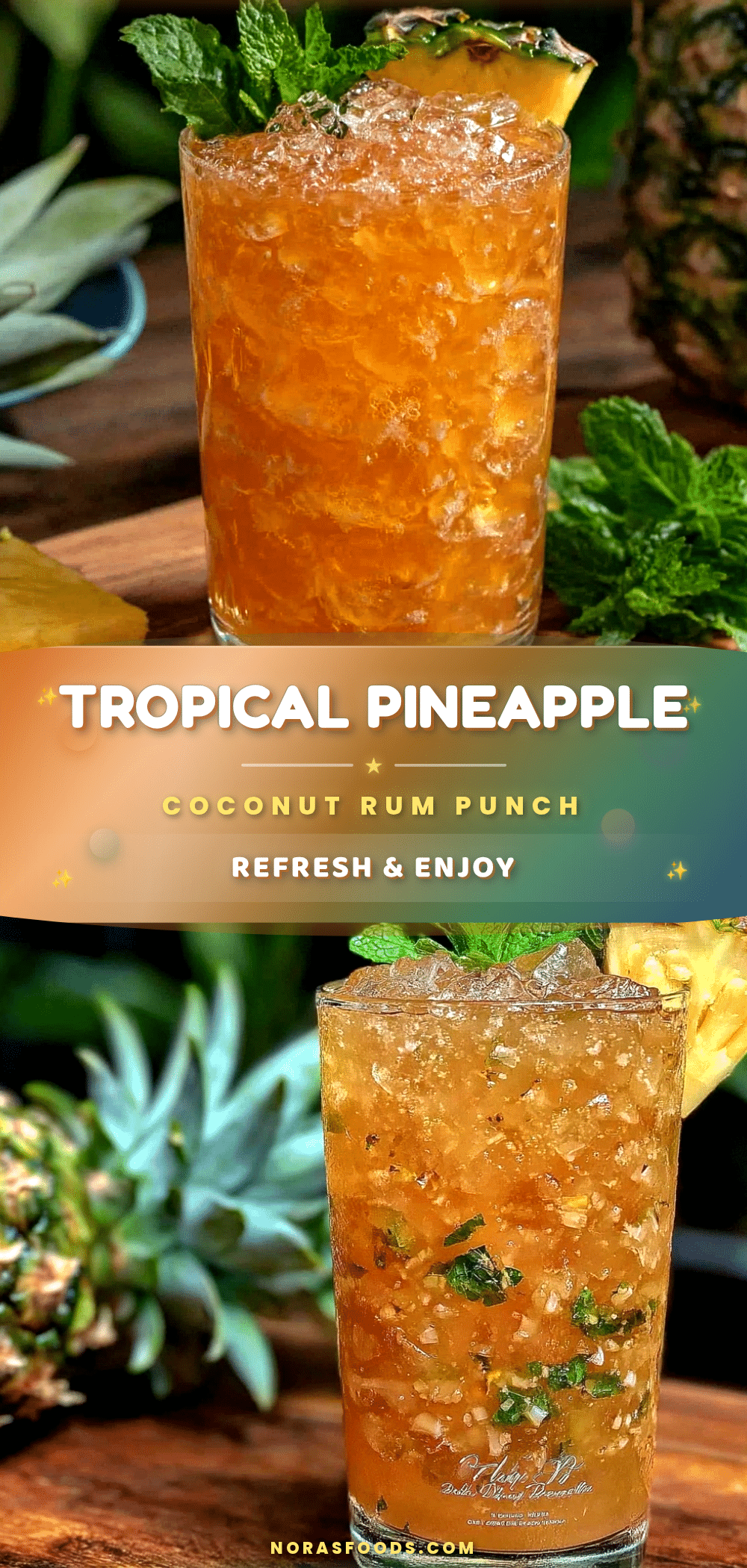 pineapple coconut rum punch recipe