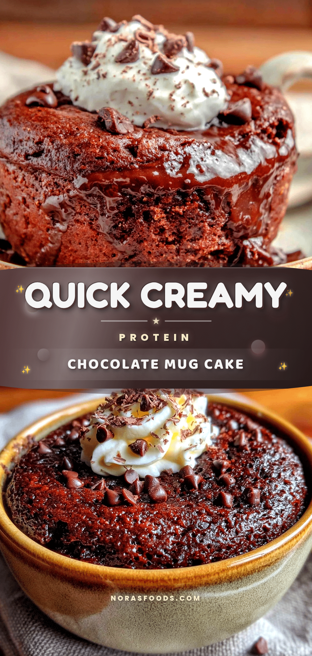 quick creamy protein chocolate mug cake recipe