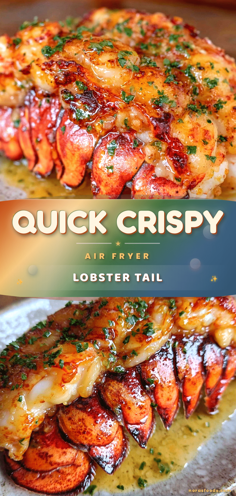 quick crispy air fryer lobster tail recipe
