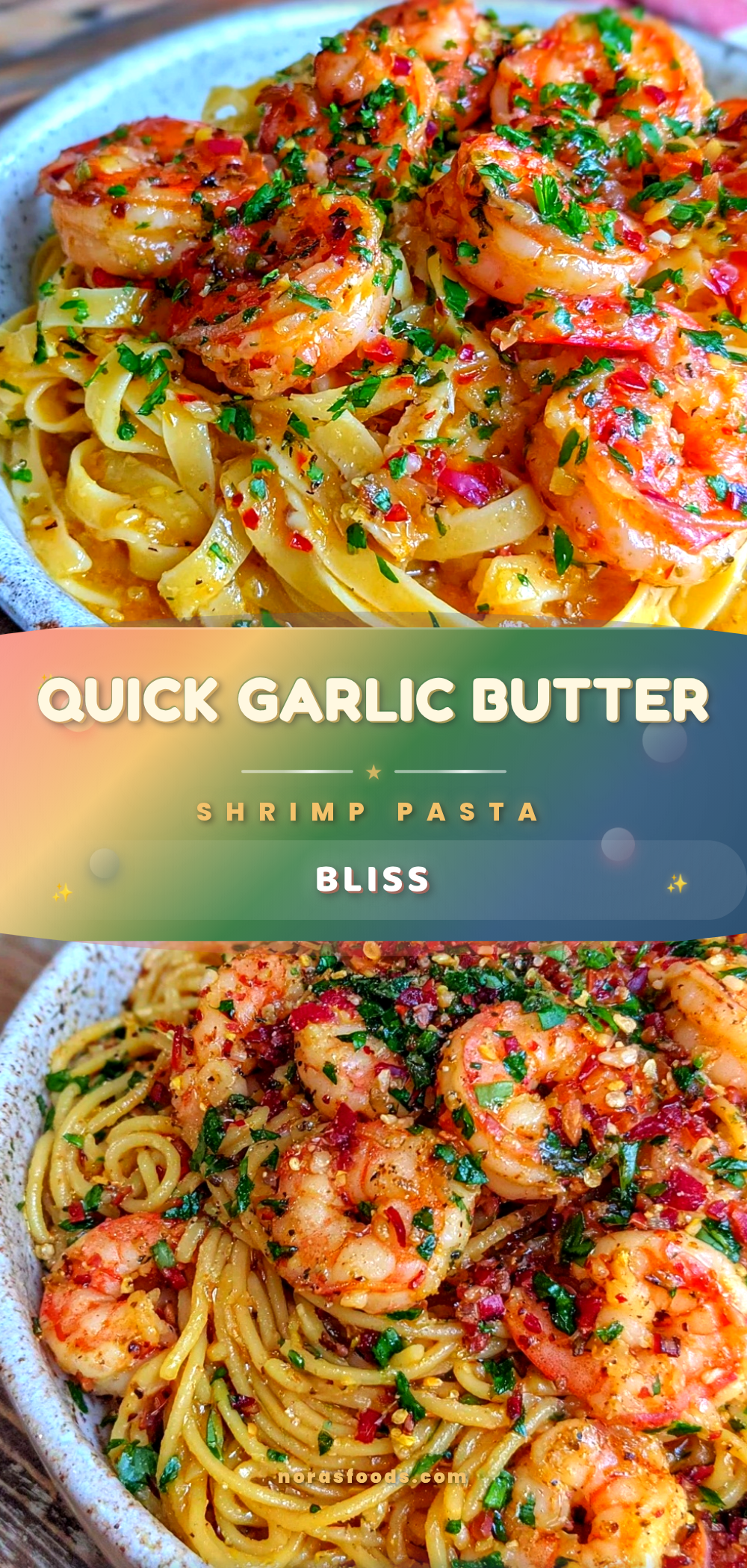 quick garlic butter shrimp pasta recipe