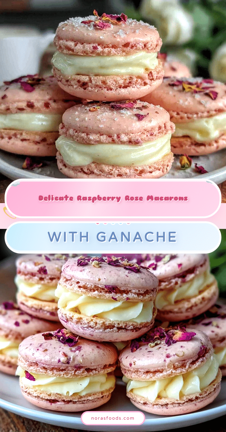 raspberry rose macarons recipe