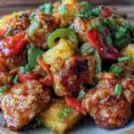 savory crockpot hawaiian chicken - featured image