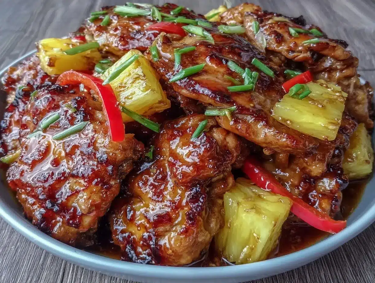 savory crockpot hawaiian chicken preparation steps