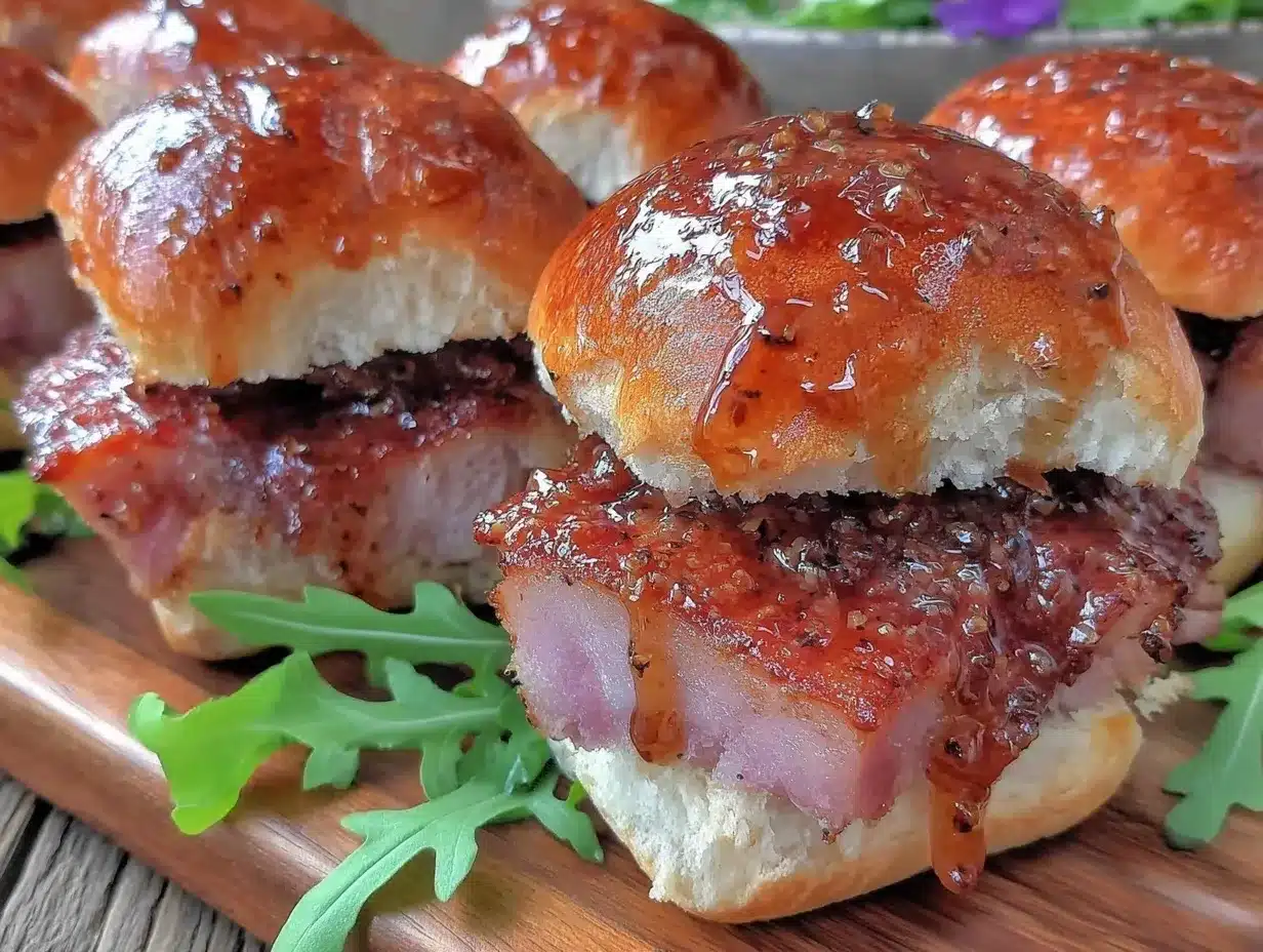 savory glazed ham sliders preparation steps