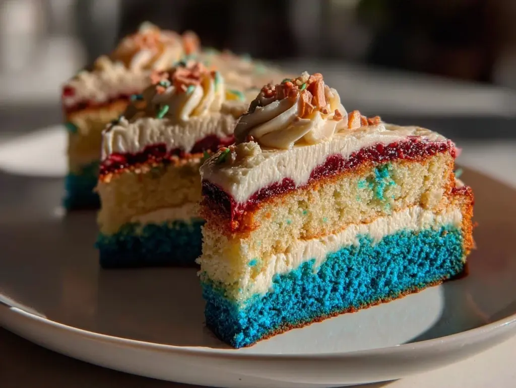 school colors ombre layer cake - featured image