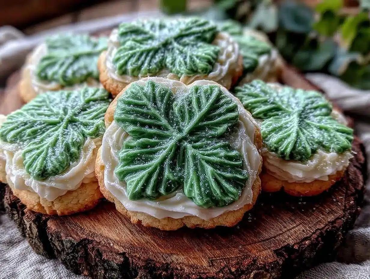 shamrock sugar cookies preparation steps