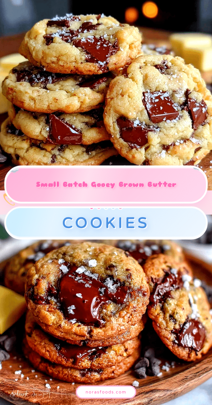 small batch brown butter chocolate chip cookies recipe