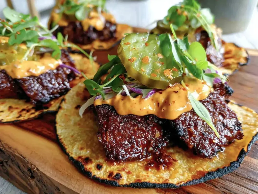 smash burger tacos - featured image