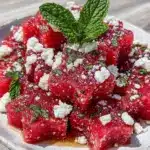 star shaped watermelon salad - featured image
