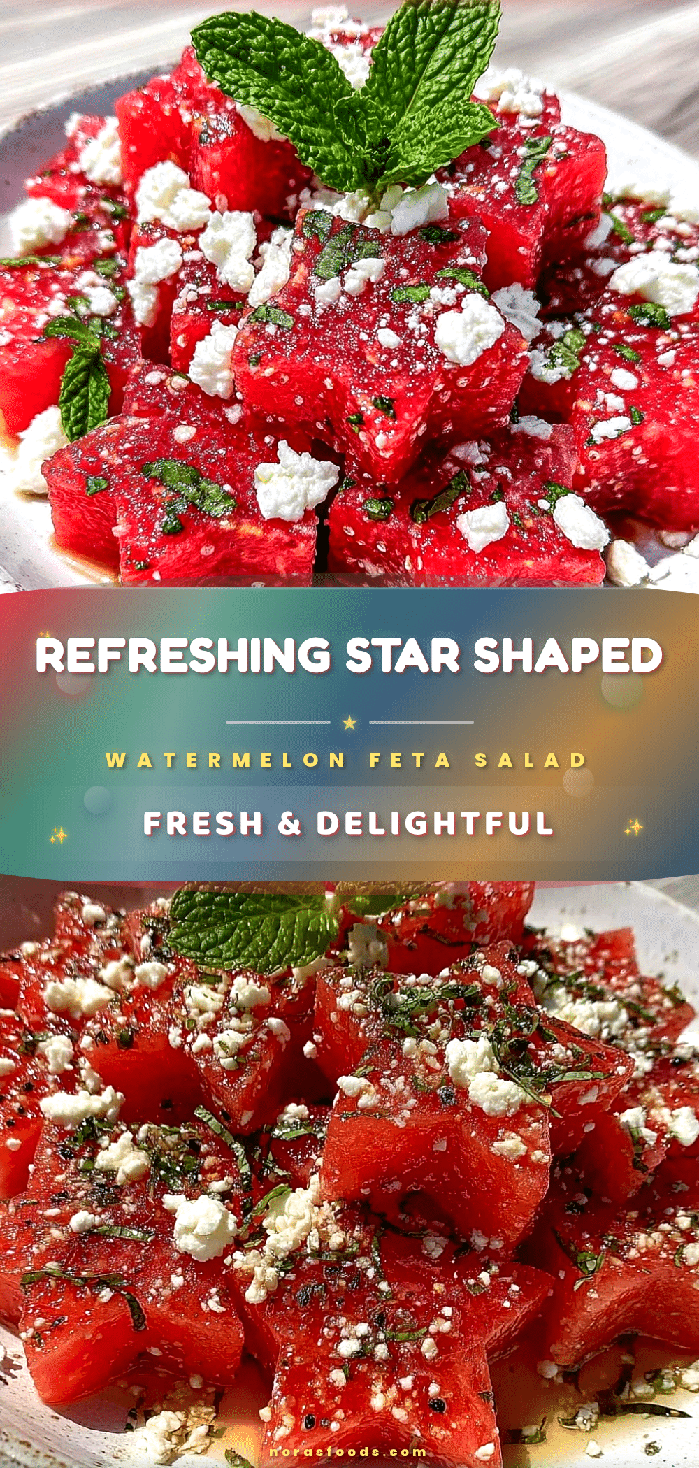 star shaped watermelon salad recipe