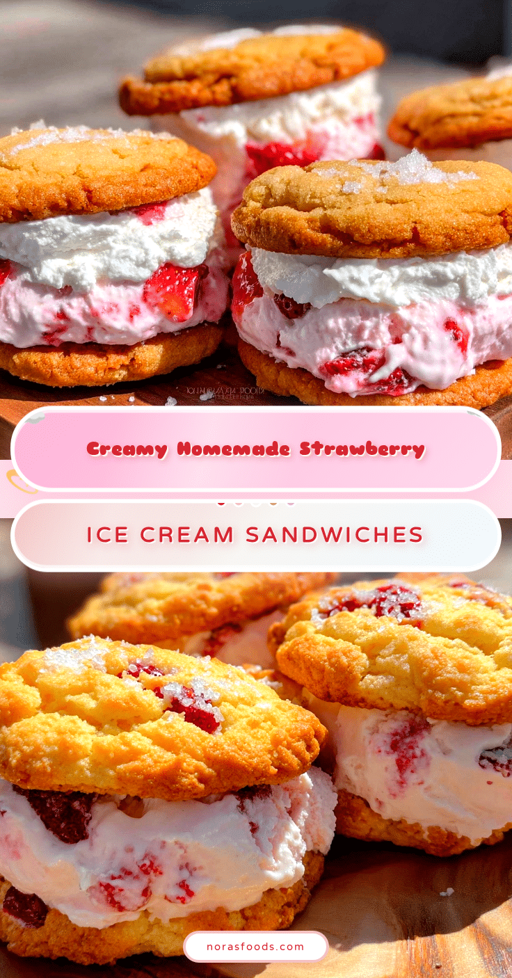 strawberry ice cream sandwich cookies recipe