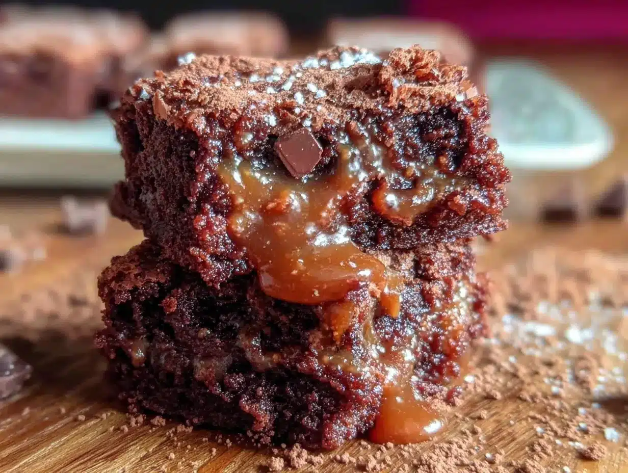 triple chocolate fudge brownies preparation steps