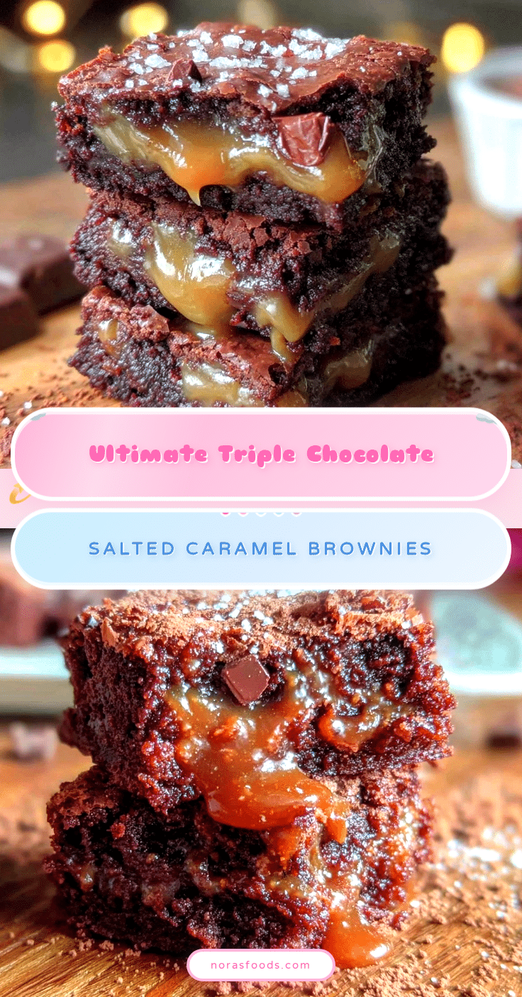 triple chocolate fudge brownies recipe