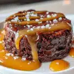 triple chocolate lava cake - featured image