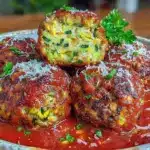 turkey zucchini meatballs - featured image