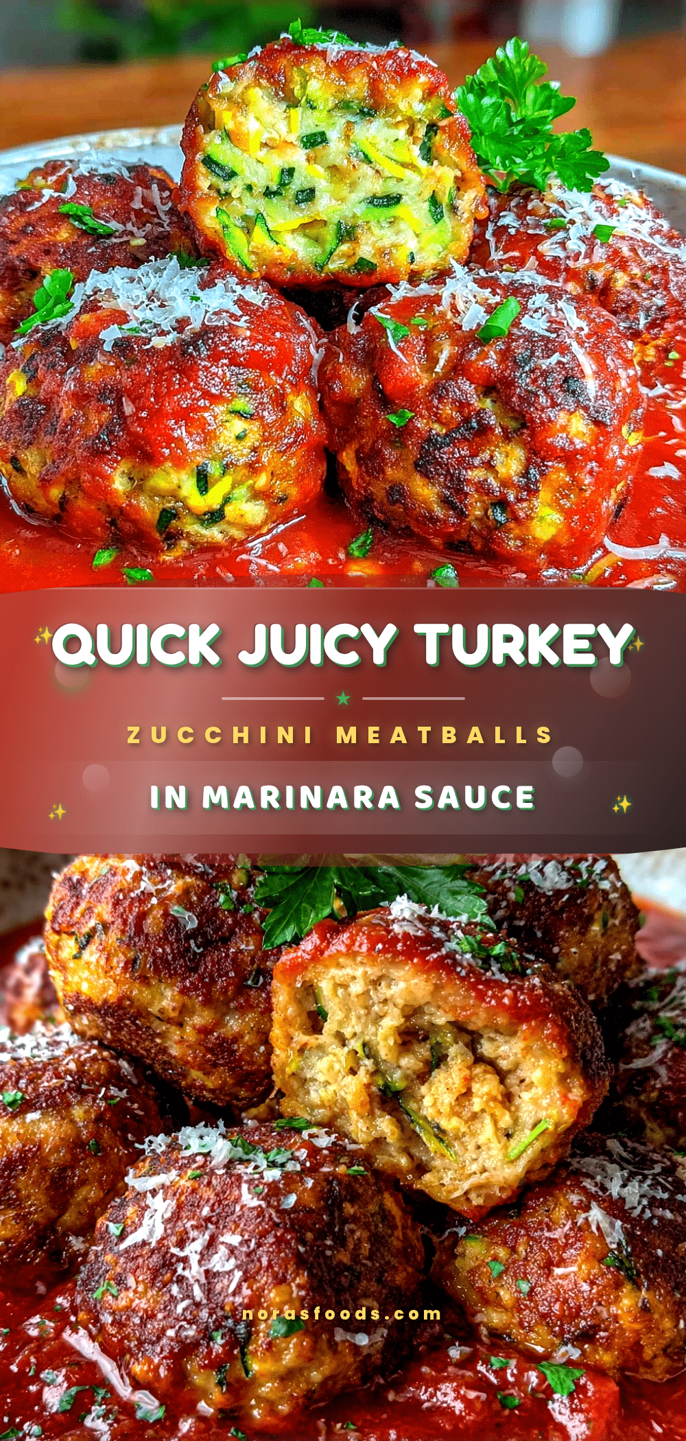 turkey zucchini meatballs recipe
