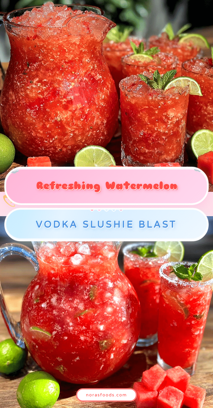 watermelon vodka slushie recipe