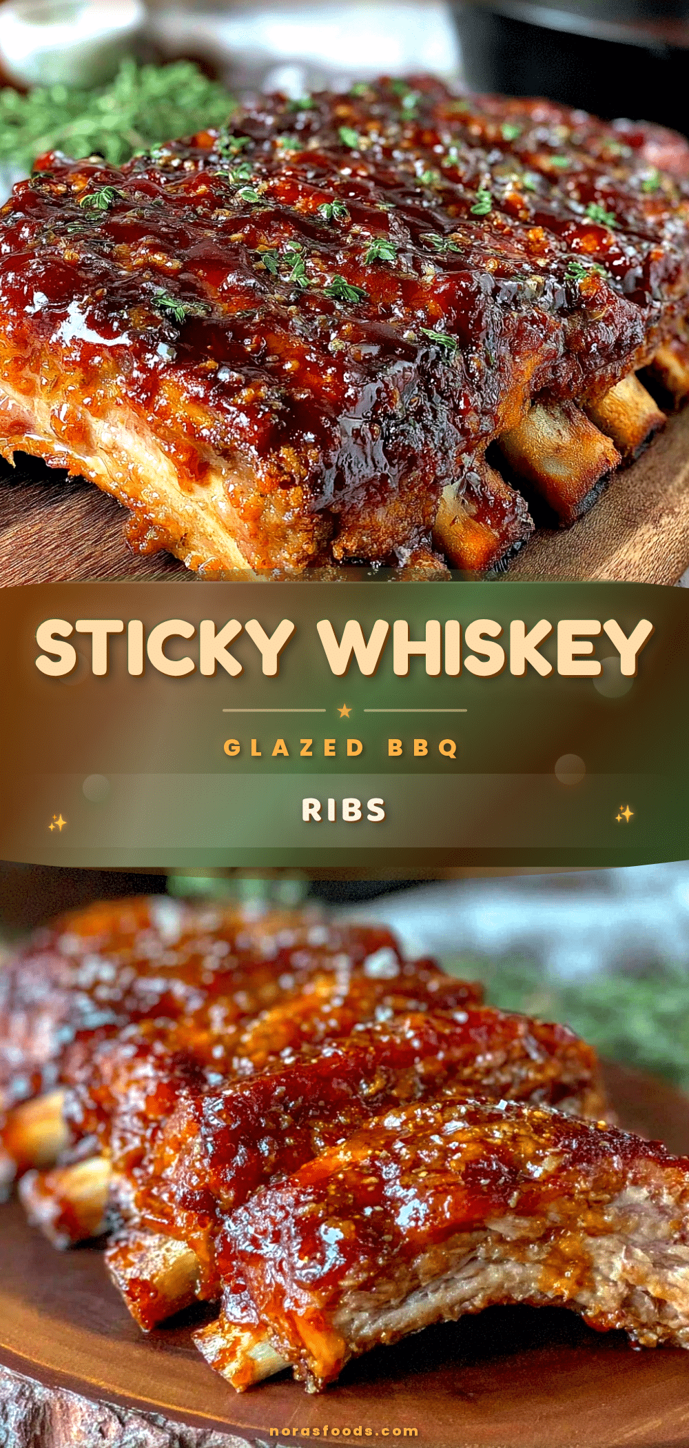 whiskey glazed bbq ribs recipe